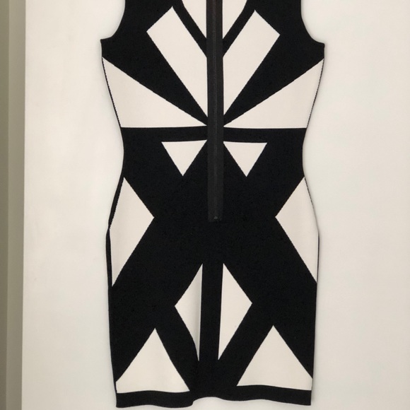 BCBG Black & White Dress - Picture 2 of 4